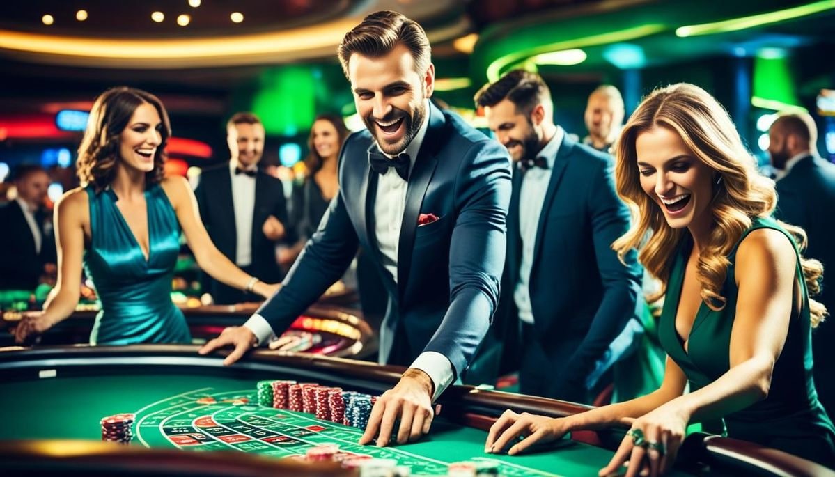 Dragon Tiger live table at m77casino togel with dealer and HD broadcast